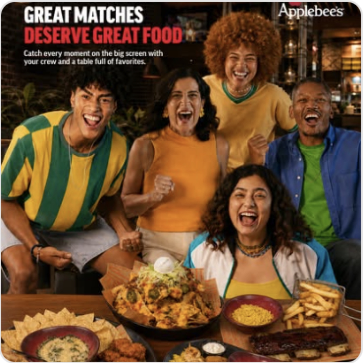 Applebee's Qatar campaign artwork