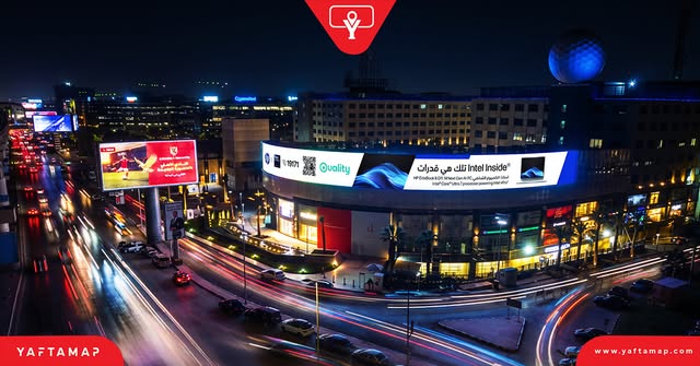 Yafta HP digital OOH night execution